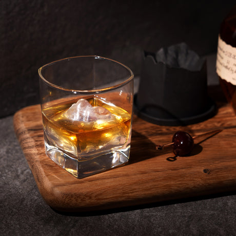2-piece glacier mountain ice mold with glass set viski®