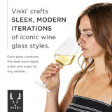 Raye crystal angled bordeaux glasses viski®