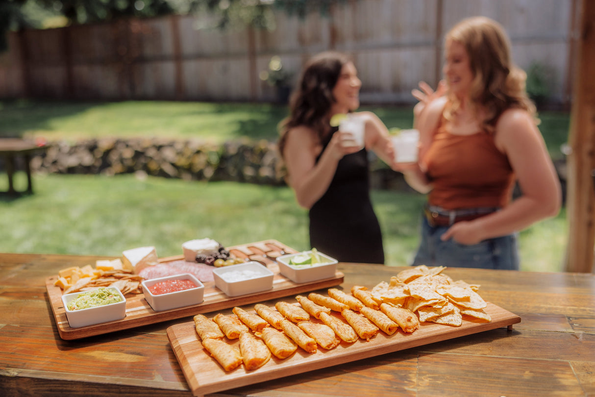 Picada Tapas & Cheese Board Set with Dip Bowls