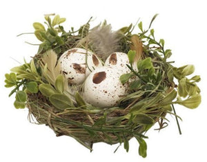 5.5" Angelvine Nest with 3 Eggs