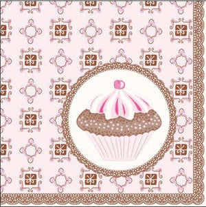 Paper Cocktail Napkin - Muffin