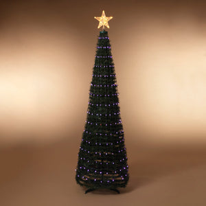Steel Frame Pole Tree with Color Change LED Lighting - 6 Feet Tall
