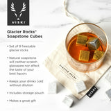 Glacier rocks® soapstone cubes viski®