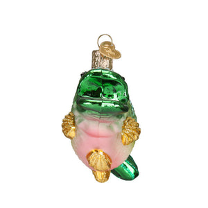 Largemouth Bass Glass Ornament