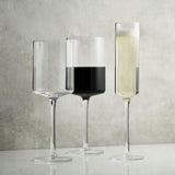 Laurel crystal red wine glasses viski®