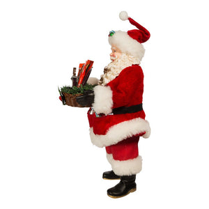 Santa with a Hershey's Gift Basket