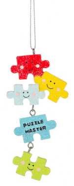 Game Night Ornament - Puzzles