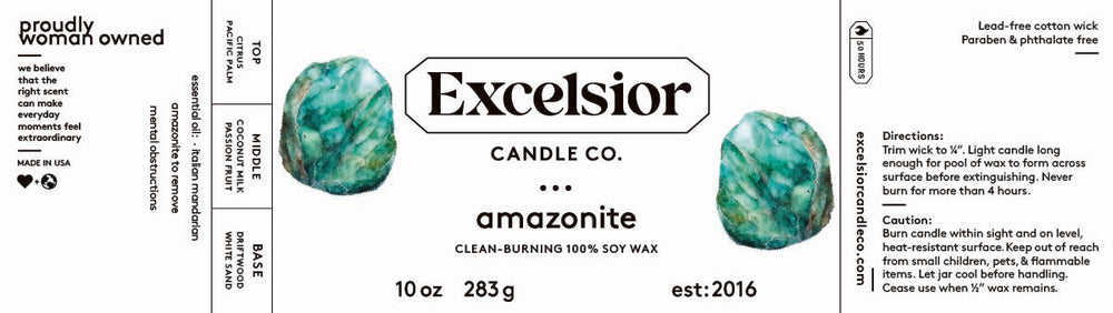 Amazonite Soy Candle