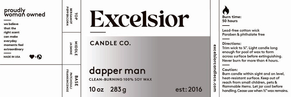 Dapper Man Soy Candle