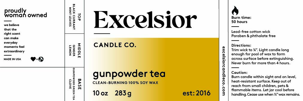 Gunpowder Tea Soy Candle