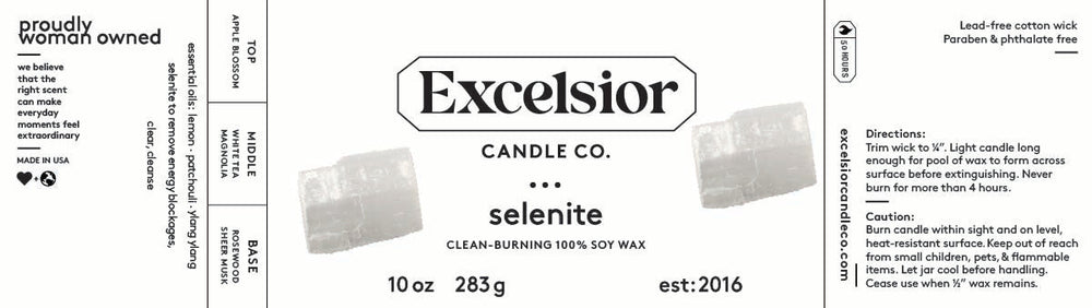 Selenite Soy Candle