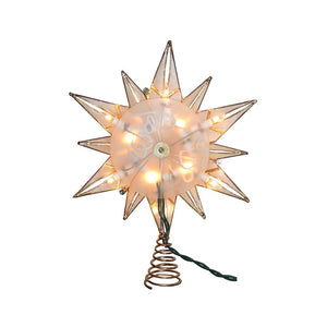 Capiz Star and Center Gem Treetop