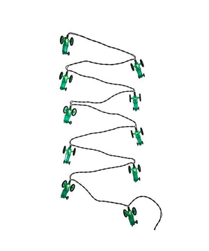 Green Tractor Novelty Light Set - 9 Feet
