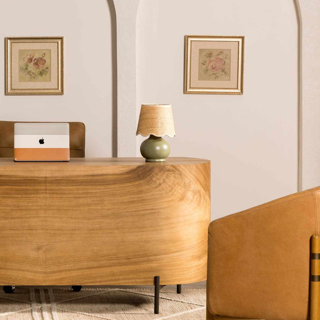 Kupua Green Solid Ceramic Table Lamp