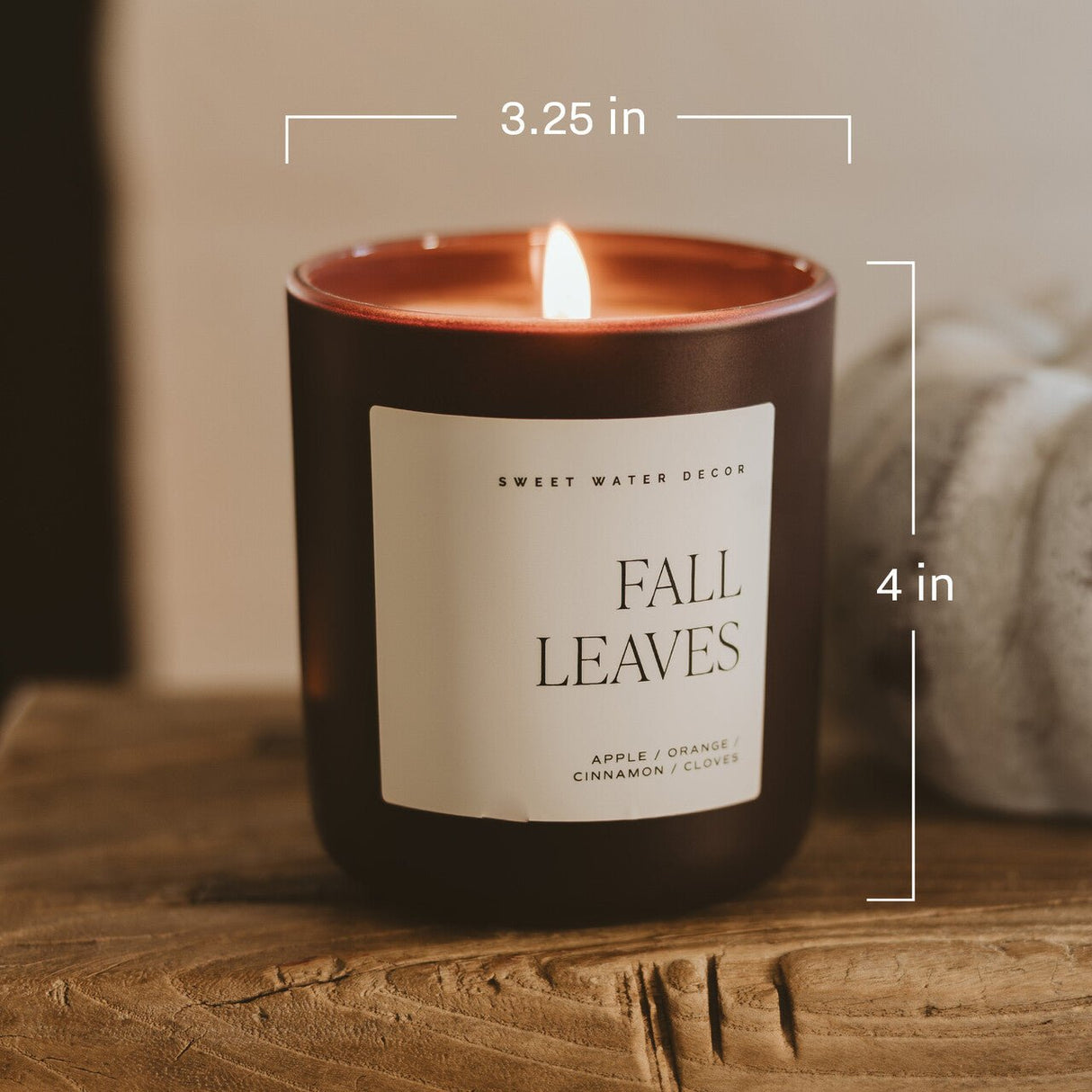 Gingerbread and Spice Soy Candle - Brown Matte Jar - 15 oz