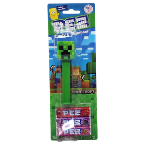 Minecraft PEZ Collection with 3 Candy rolls - Creeper