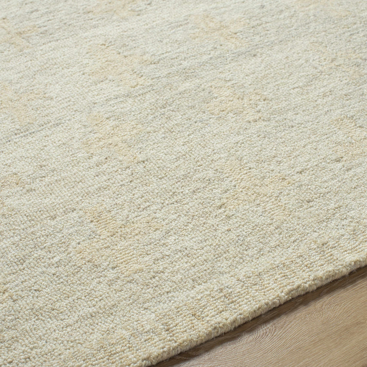 Lotta Peach Modern Wool Area Rug