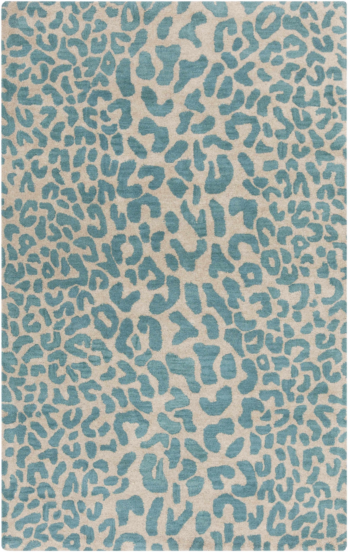 Lockbourne Leopard Print Area Rug