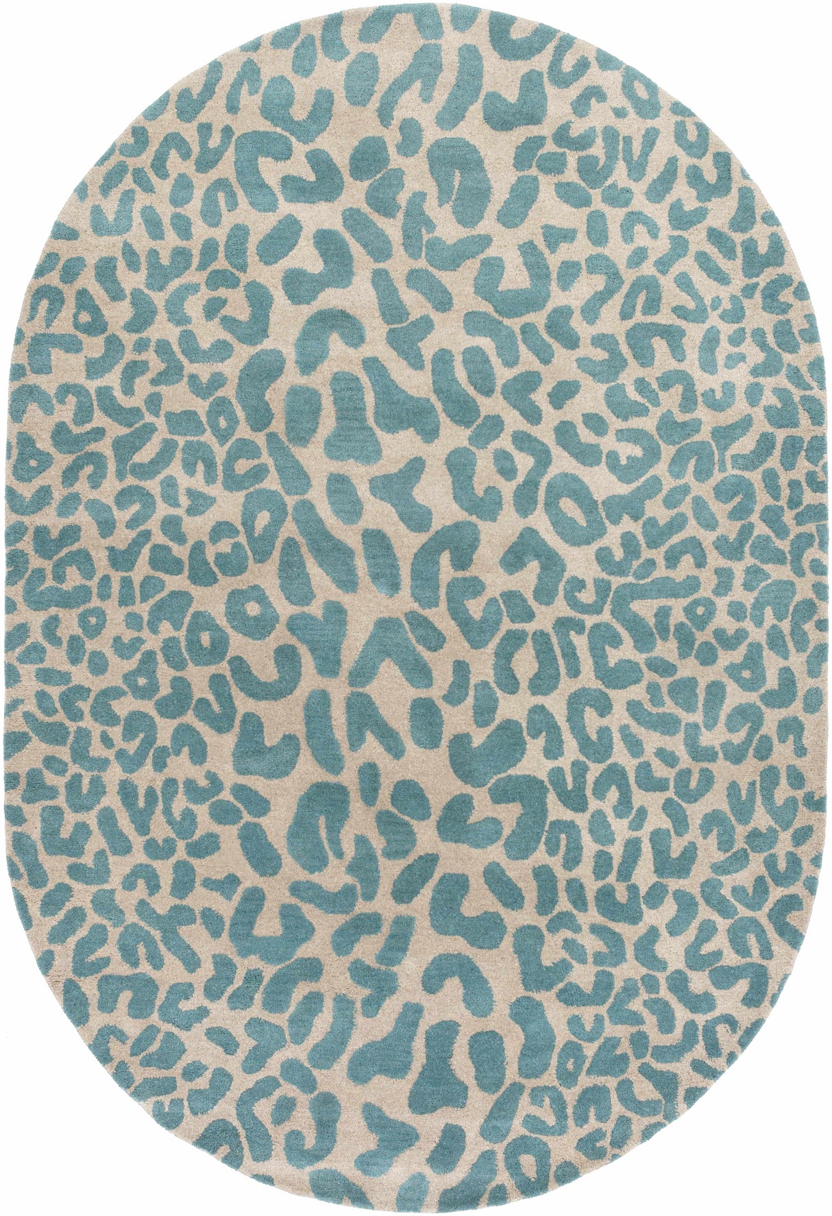 Lockbourne Leopard Print Area Rug