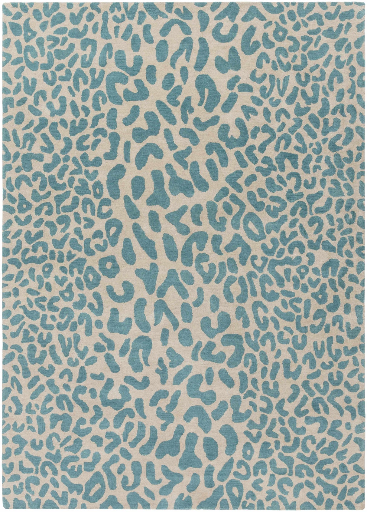 Lockbourne Leopard Print Area Rug