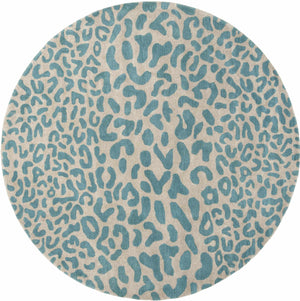 Lockbourne Leopard Print Area Rug