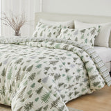 Reversible Christmas Comforter and Sham Set - Holiday / Lodge Odette Collection
