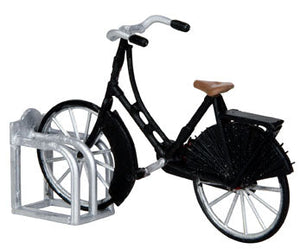 Vintage Bicycle with Bike Rack