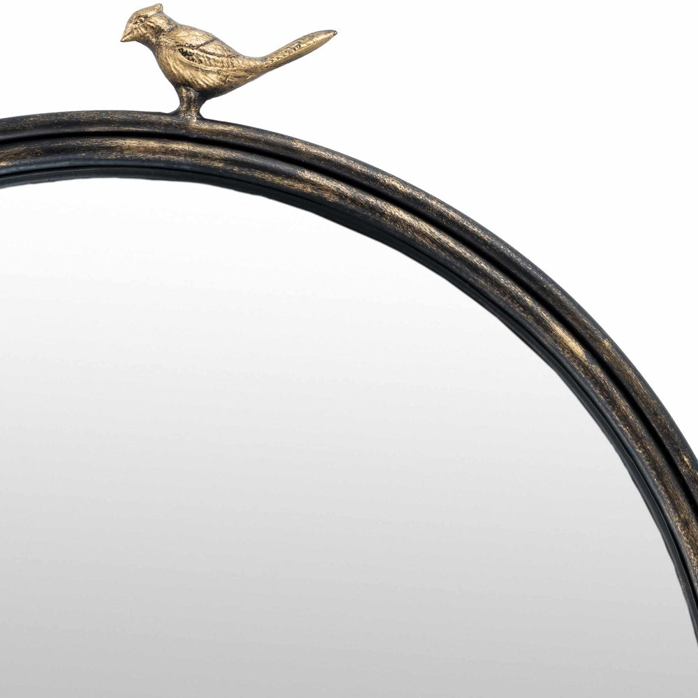 Loughlinstown Gold Frame Round Mirror