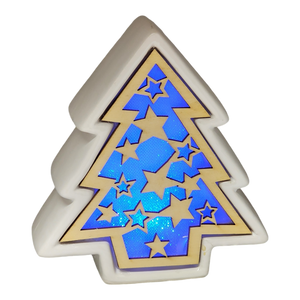 Color Changing Dolomite & Wood Decor - Tree