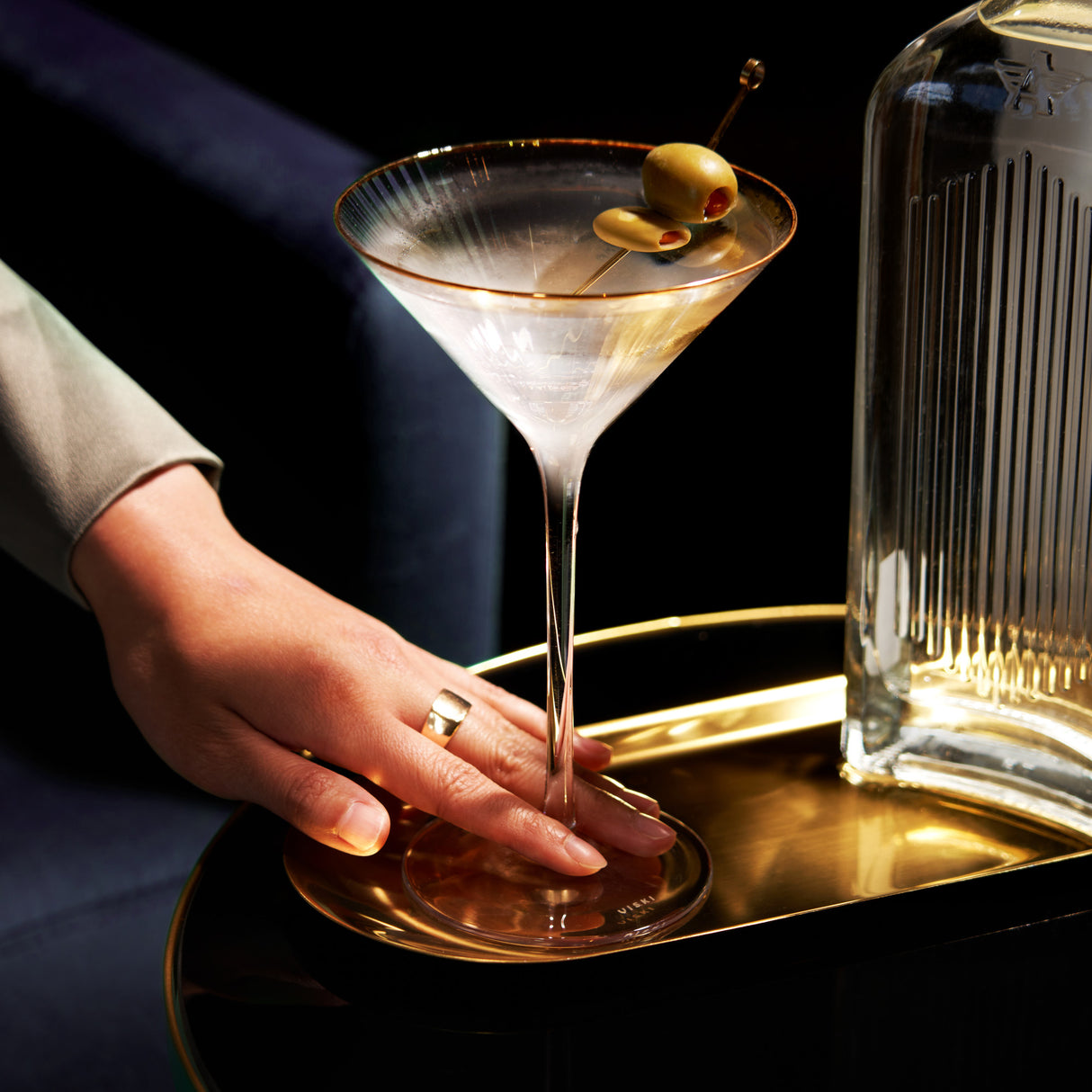 Meridian-crystal-martini-glasses-viski®-Cocktail-Glasses