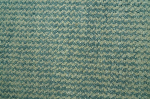 Light Blue and Beige Stripes Design Contemporary Custom Made wool Area Rug
