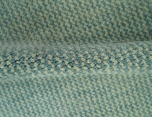Light Blue and Beige Stripes Design Contemporary Custom Made wool Area Rug