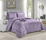 Home essentials  8 piece embossed stripe bed in a bag