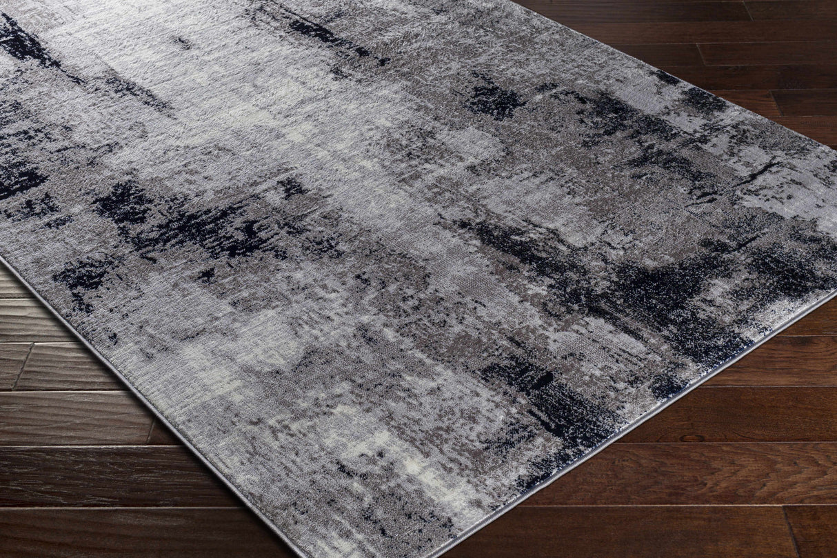Limao Abstract Denim Area Rug