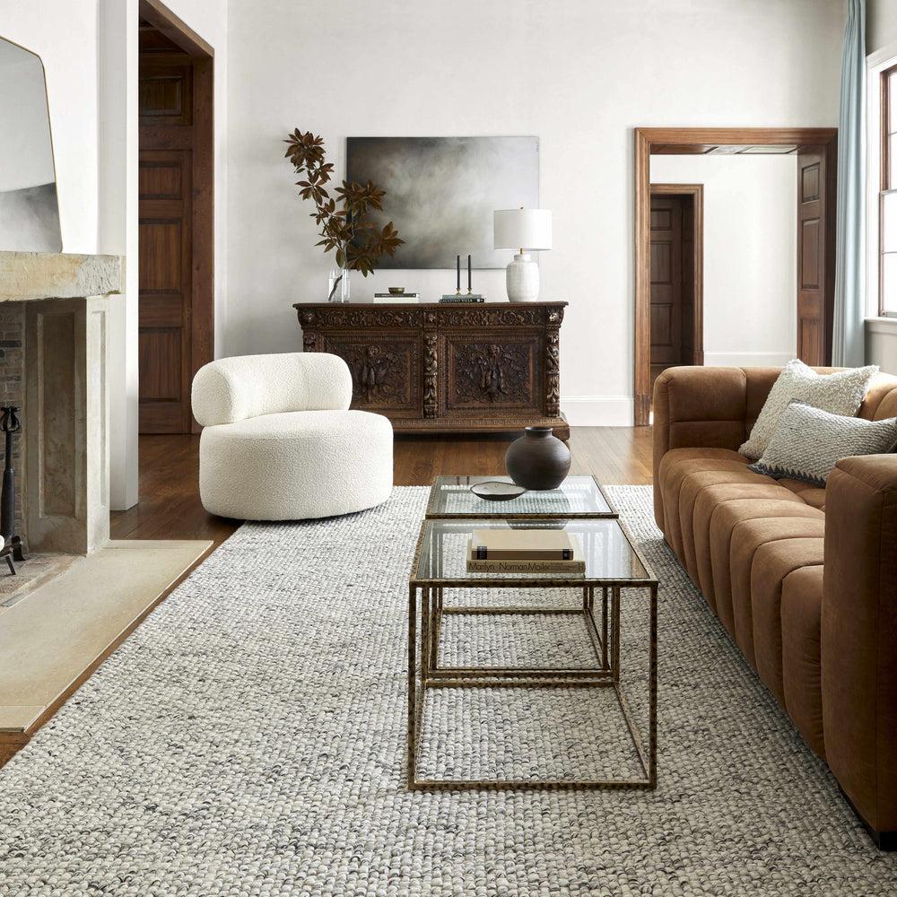 Lucerne LNE-1001 Gray Wool Rug