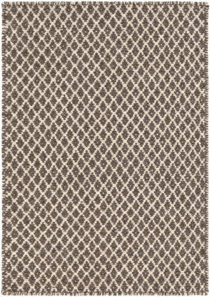 Lingo Brown Trellis Flatweave Rug - Clearance