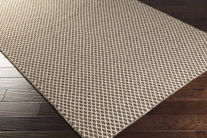 Lingo Brown Trellis Flatweave Rug - Clearance