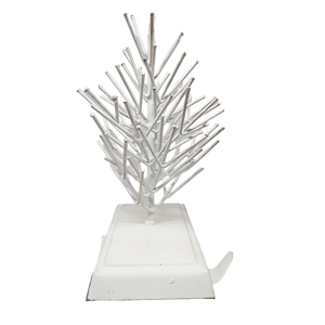 White Tree  Stocking Hanger
