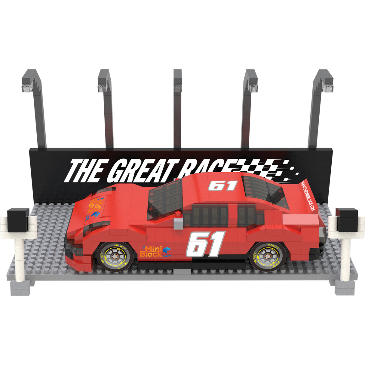 Mini Building Blocks - Race Car