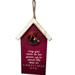 Search The Skies Wooden Ornament