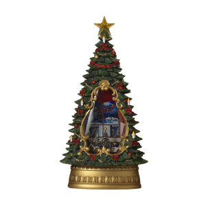Lighted Tree Spinning Waterglobe -