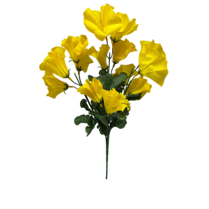 15-Inch Faux Yellow Petunias