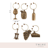 Vineyard wine charms by twine®