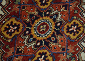 Long 20 feet runner Brown and Ivory Traditional Hallway Rug wool area rug