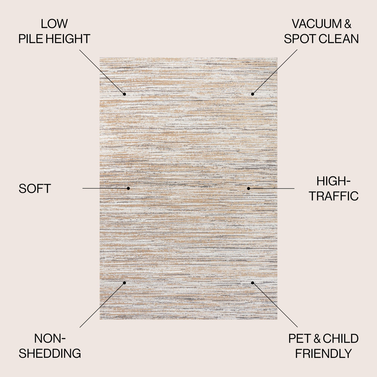 Loom Modern Strie' Area Rug - Tuesday Morning - Area Rugs