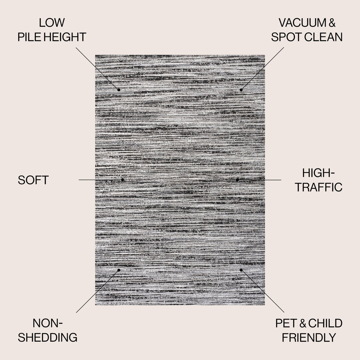 Loom Modern Strie' Area Rug - Tuesday Morning - Area Rugs