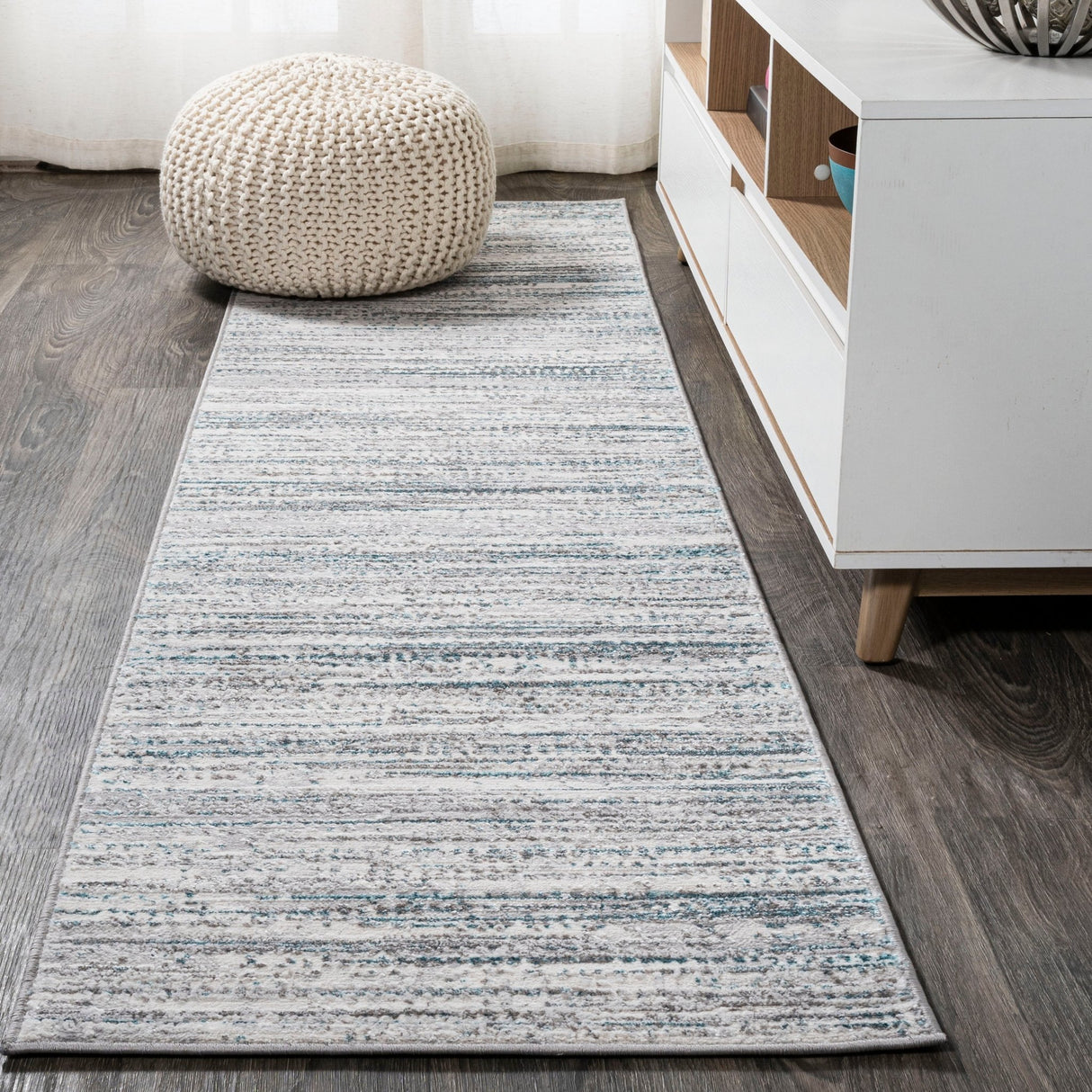 Loom Modern Strie' Runner Rug - Tuesday Morning - Runner Rugs