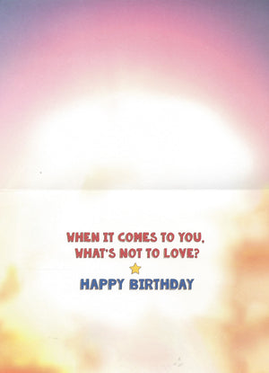 Super Hero Birthday Card  - Birthday Card