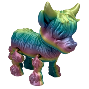 Sweetheart Highland Cow  - Pastel Color