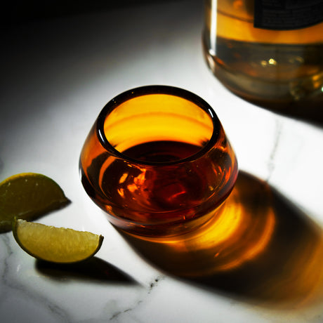 Tequila copita glass in amber viski®